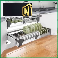 KỆ ĐỰNG BÁT ĐĨA ĐA NĂNG INOX HỘP (LẮP ÂM TỦ) tại Bến Sắn